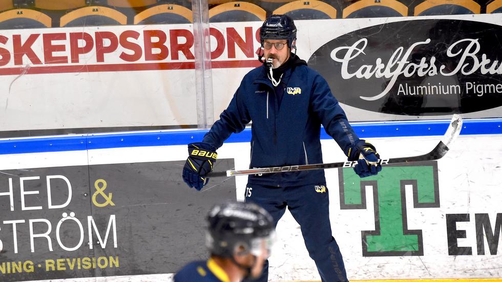 HV71:s huvudtränare Tommy Samuelsson ser fram emot fredagskvällens premiär i hockeyallsvenskan. 