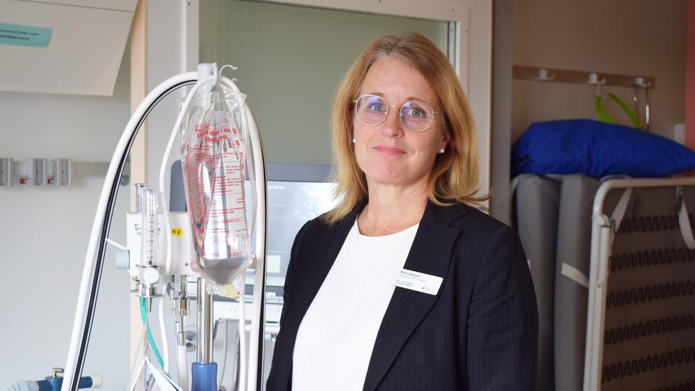Maria Ekelund, barnläkare och verksamhetschef på barnkliniken på Länssjukhuset Ryhov.