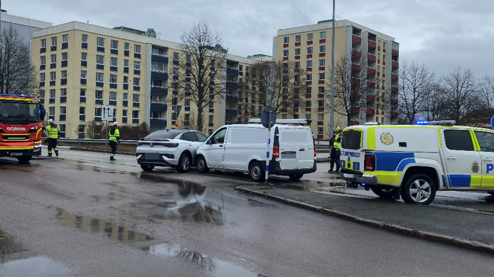 Olycka i centrala Jönköping.