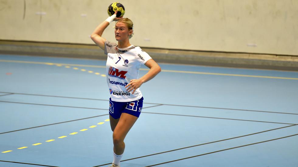 Emma Wahlström svarade för sex mål i Hallbys segermatch mot Kärra. 