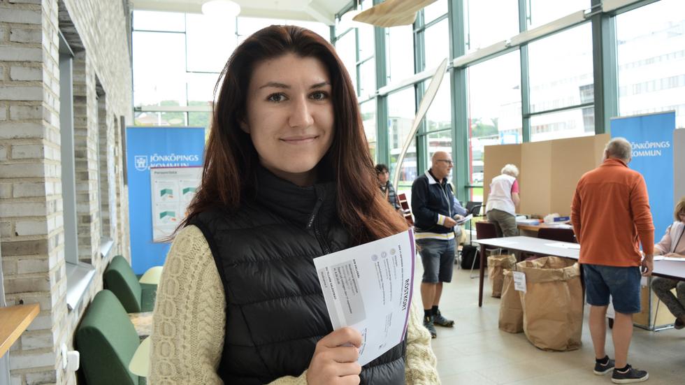 Vilda Ydreborg hade svårt att bestämma sig för hur hon skulle rösta i kommun- och regionval. Men när beslutet var gjort ville hon gå direkt och rösta. 