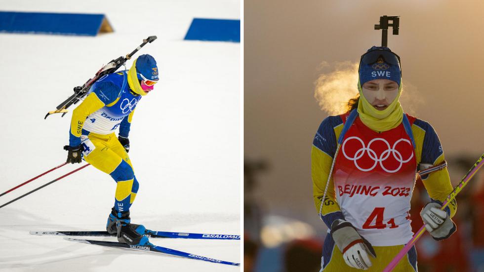 Sverige slutade på en fjärdeplats i skidskyttestafetten. Bilder: Joel Marklund/Bildbyrån. 