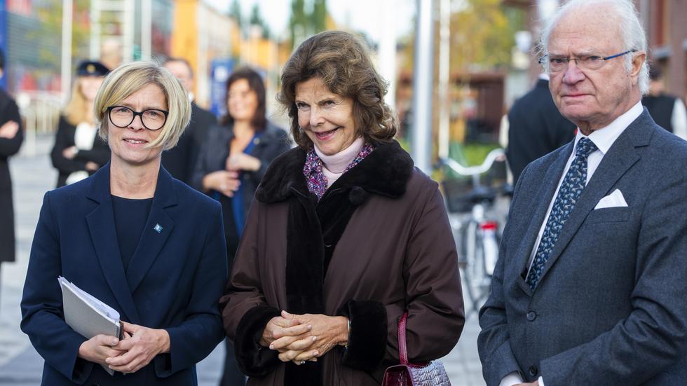 I slutet av september besökte Kung Carl Gustaf och drottning Silvia Luleå tekniska universitet. Foto: Pär Bäckström / TT.