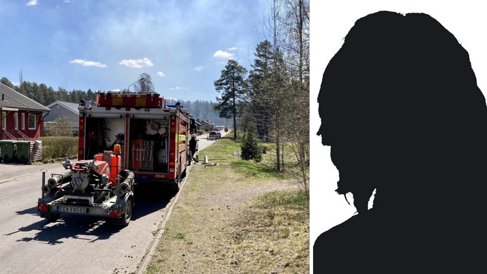 Den kvinna som gripits och blivit anhållen för branden vid Trollsjön i Mullsjö häktades under onsdagen på sannolika skäl misstänkt för skadegörelse. Hon misstänks även för två andra bränder som polisen tror är anlagda. Hon erkänner en av de dessa. OBS: Bilden är från en brand i Mullsjö 6 maj, det är oklart om det är en av bränderna som kvinnan misstänks för. 