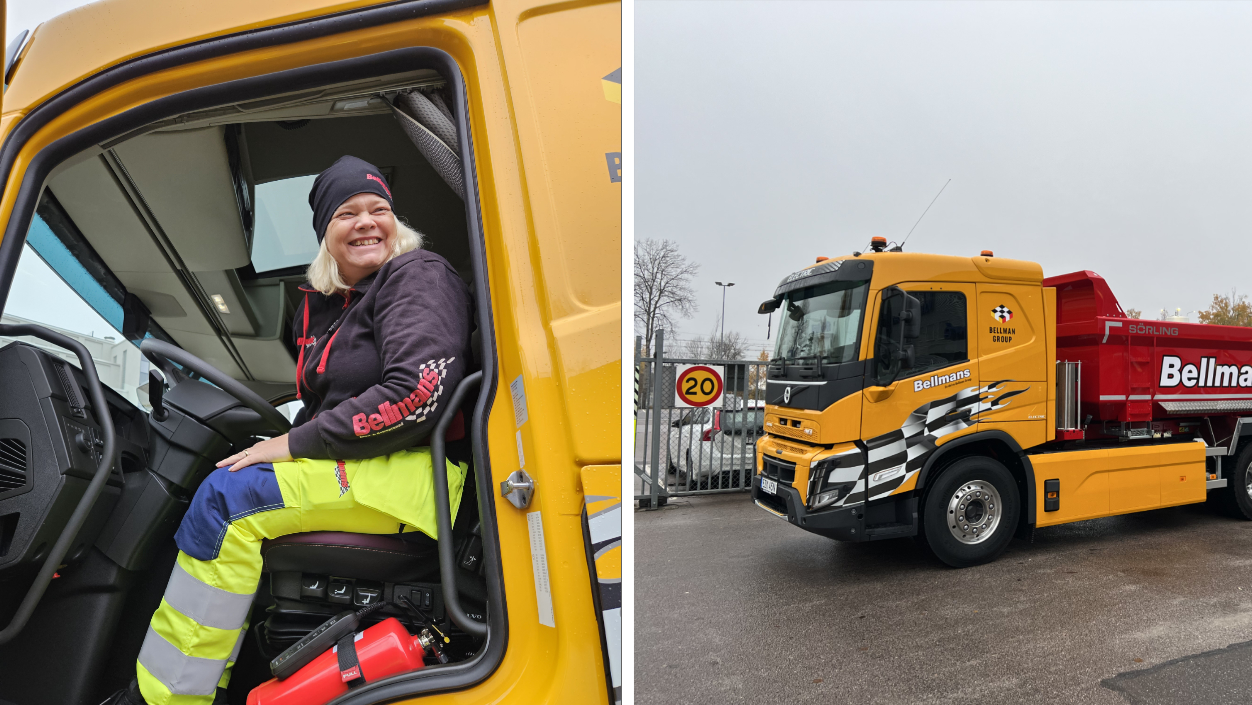 Nu Rullar Första Eldrivna Schaktbilen I Nacka – Nacka Värmdö Posten