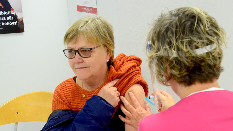 Ann-Christin Holmgren tvekade inte att gå och vaccinera sig mot den vanliga säsongsinfluensan.