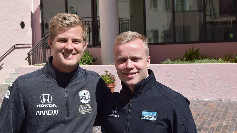 Svenskarna Marcus Ericsson och Felix Rosenqvist gör premiär i Indycar.