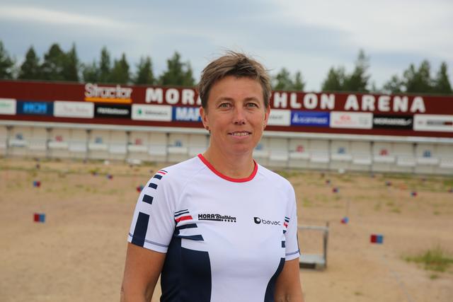 Johanna Larsson är ordförande för Mora Biathlon som arrangerar junior-SM i skidskytte i helgen. 