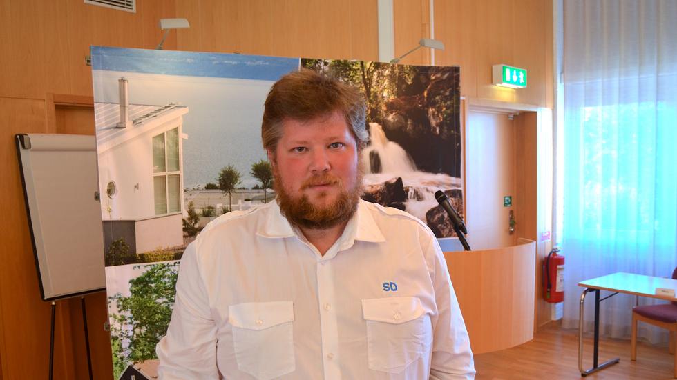 Olle Moln Teike, gruppledare för Sverigedemokraterna i Habo kommun. 