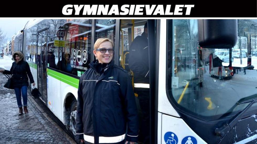 Teija Forsberg har kört buss i 30 år. 