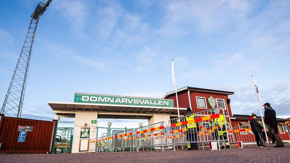 Domnarvsvallen som numera heter Borlänge Energi Arena.