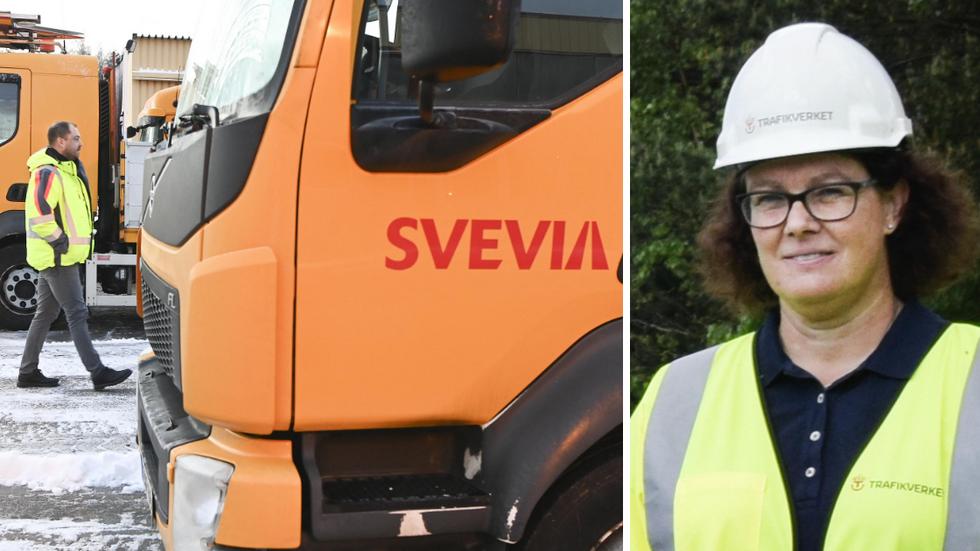”Det är en uppstartsperiod och det är mycket för Svevia att sätta sig in i”, säger Anna Karlsson på Trafikverket.