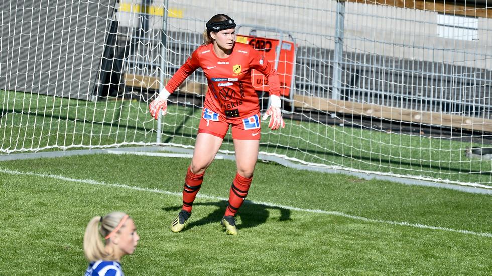 Lisa Wahlberg hade att göra i hemmapremiären mot IFK Göteborg och stod för flera fina räddningar.