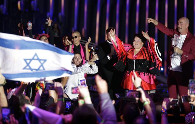 Netta Barzilai firar segern i eurovisionsschlagern.