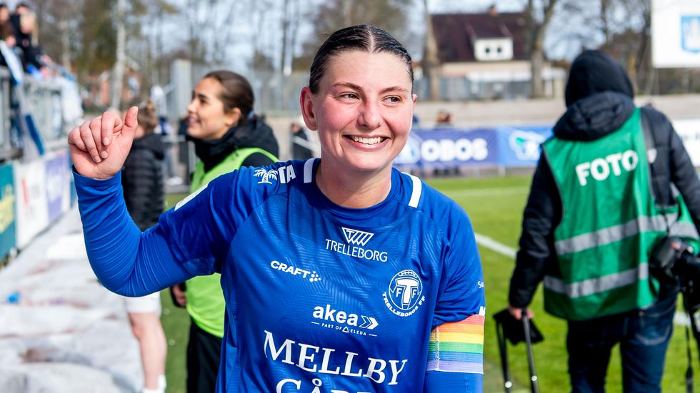 Saga Ollerstam i TFF är nöjd efter 0–0 mot Piteå.