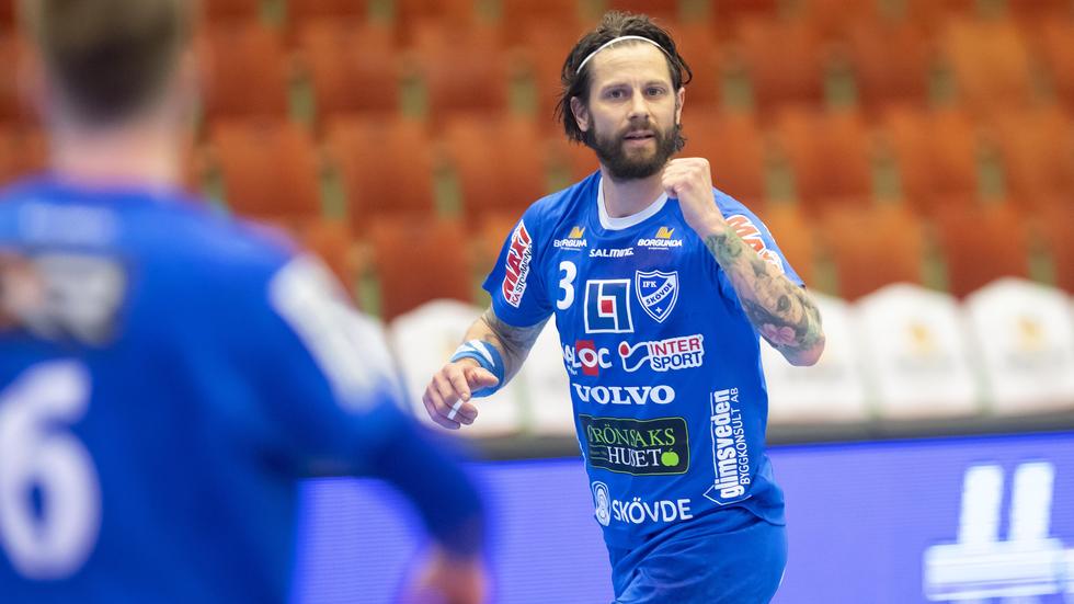 Rasmus Wremer och hans IFK Skövde inleder den 11 maj SM-finalserien mot IK Sävehof. Foto: Viktor Ljungström/Bildbyrån