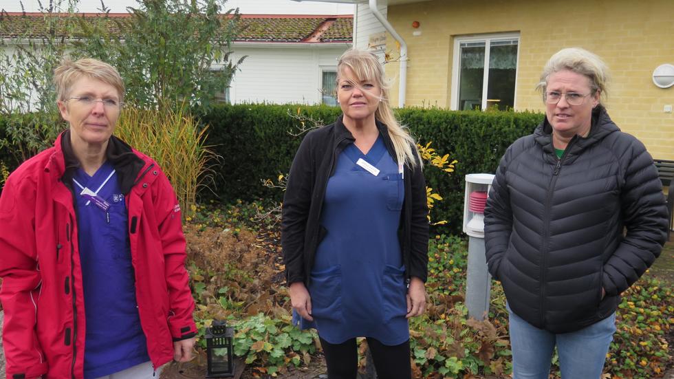 Anna Andersson, Anna-Karin Andersson och Desirée Börjesson menar att en sängplats på Ryhov inte ersätter gästhemmet. 