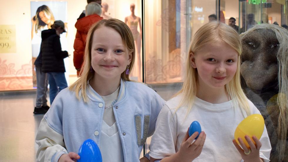 10-åringarna Saga och Vera har hittat flera ägg. 