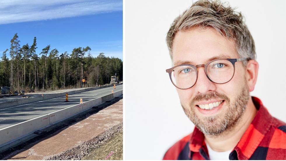 Johan Lindh, kommunikatör på JLT, berättar att busslinje 250 förändras för att det ska bli snabbare att resa mellan Jönköping och Ulricehamn.