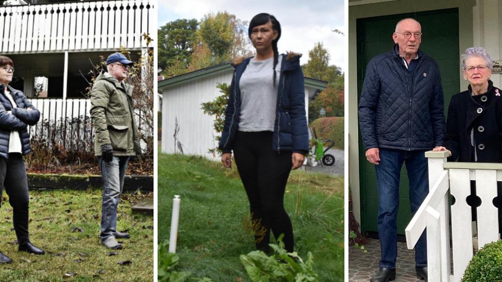 Urban och Marie Wikander, Bea Gudbrand och Gunnar och Siv Flood  är några av de villaägare på Mariebo som berättat om oron över miljögifterna som finns i deras närhet.