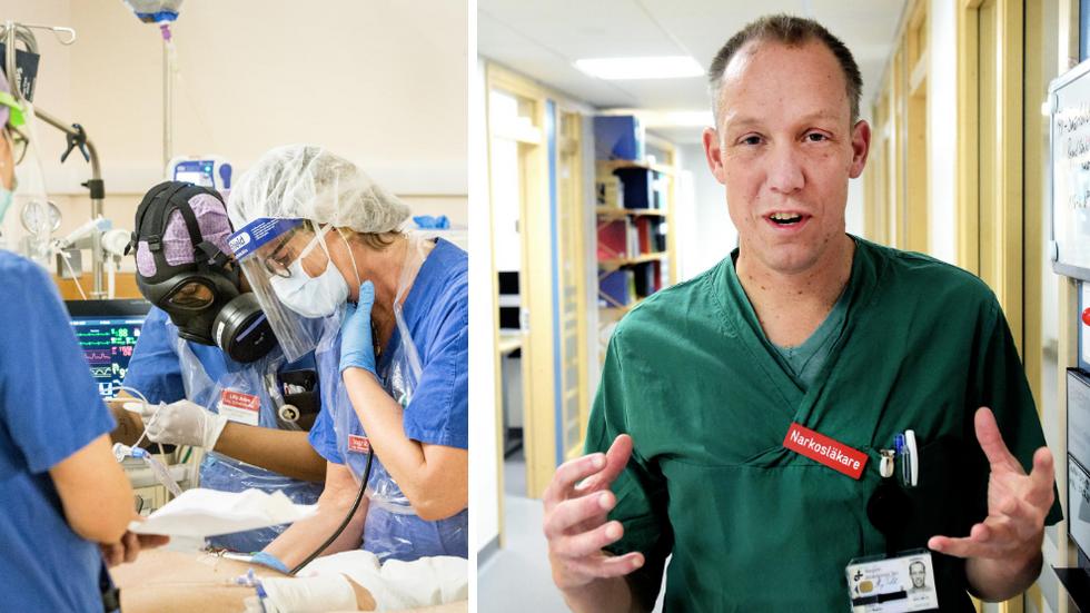 Magnus Trofast, verksamhetschef för operations- och intensivvårdskliniken på Ryhov. Bilden till vänster är en arkivbild.