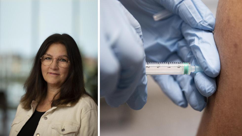 Miriam Carlsson, verksamhetschef för Öxnehaga vårdcentral, säger att det förekommer att hela familjer väljer att inte vaccinera sig mot covid-19.