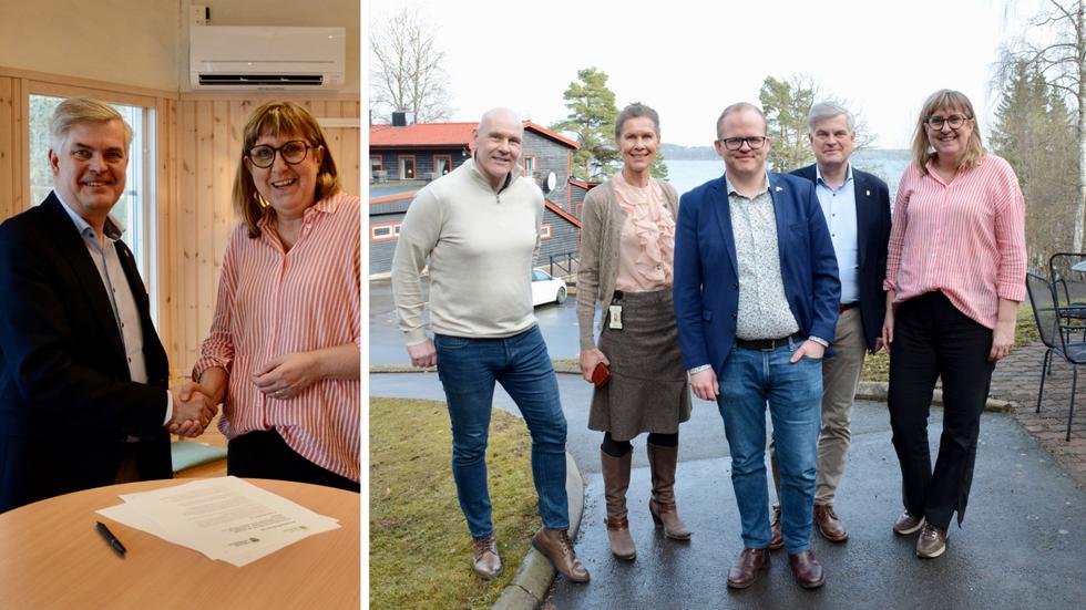 I fredags undertecknades en ny avsiktsförklaring om ökat samarbete mellan Eksjö och Nässjö kommun. 