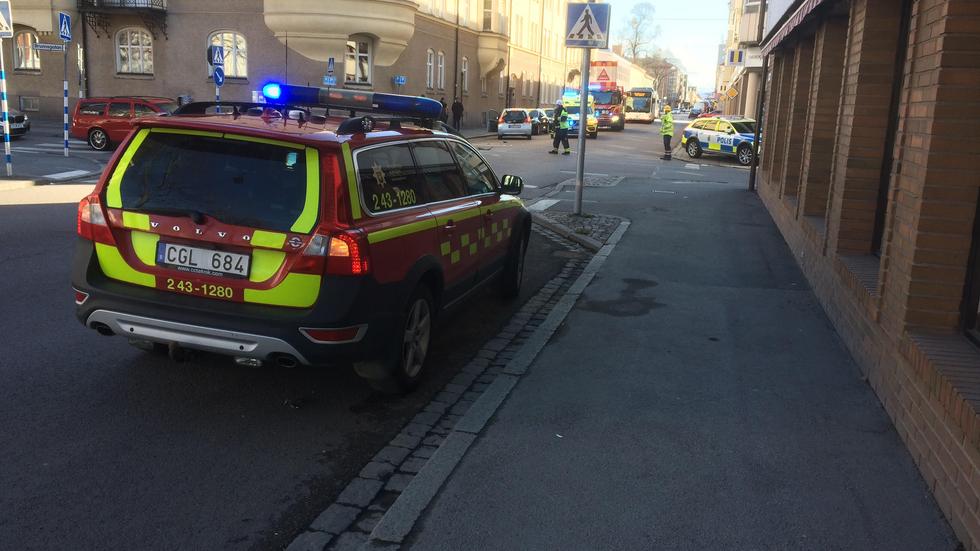 Trafikolycka på Väster i Jönköping.