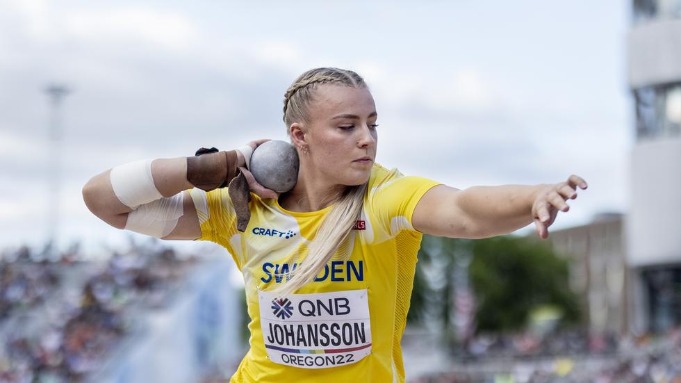 Axelina Johansson växte upp i Hagafors i Vaggeryds kommun och har tidigare tävlat för Hovslätts IK. Foto Christine Olsson/TT.