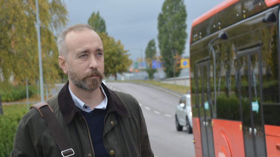 David Lundberg, trafikutvecklare på JLT, tyckte att det var positivt att Synskadades Riksförbund Jönköpings län bjöd in till möte.