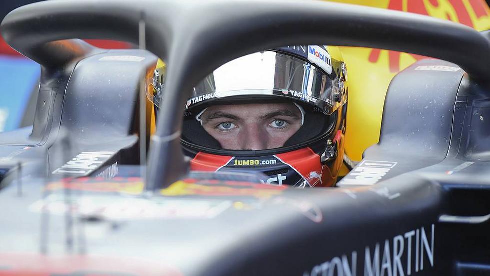 Max Verstappen var snabbast under fredagens F1-träning inför Tysklands GP.