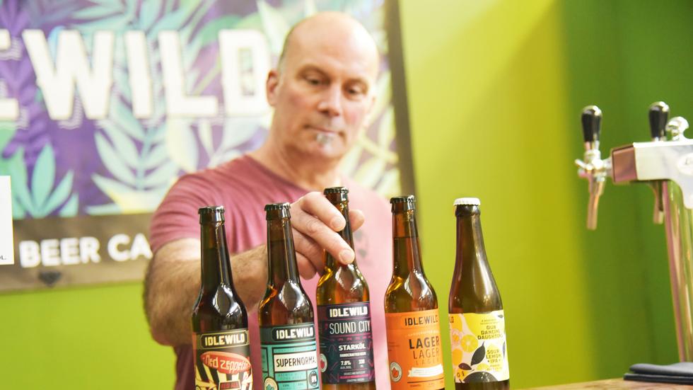 ”Jag har alltid tänkt att jag ska öppna ett större bryggeri i de här lokalerna”, säger ägaren Damien Linsley.
