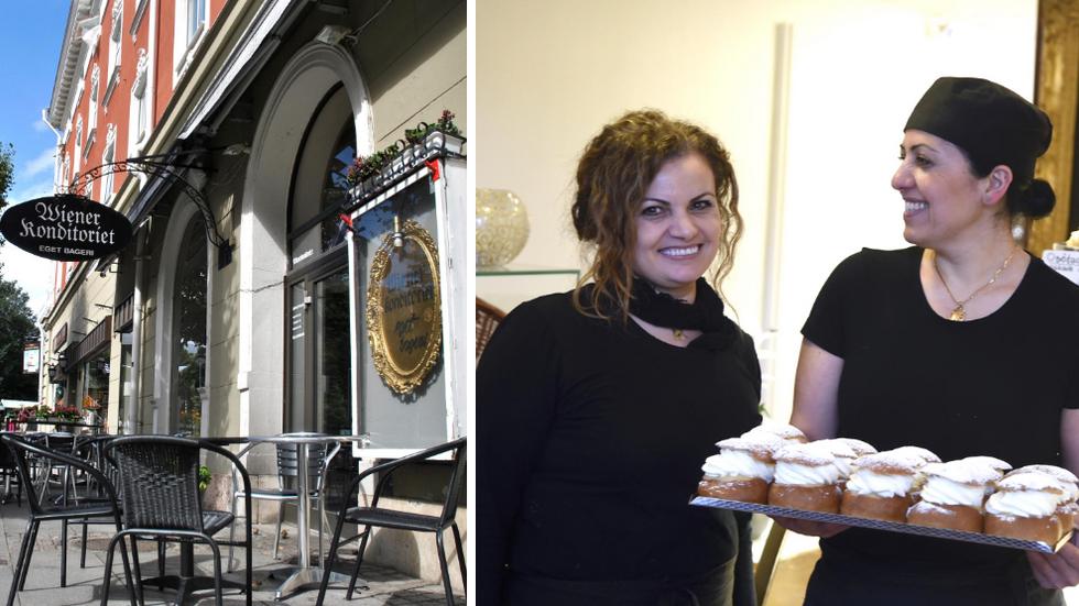 Vännerna Nahrin Houmaimes och Samira Somo tog över Wienerkonditoriet i början av 2019. Nu ligger kaféet åter ute till försäljning. Foto: Magdalena Strömberg, Alexandra Locking