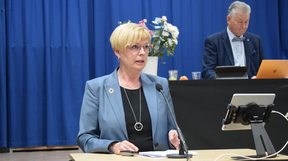 Ann-Marie Nilsson (C), kommunsstyrelsen ordförande. 