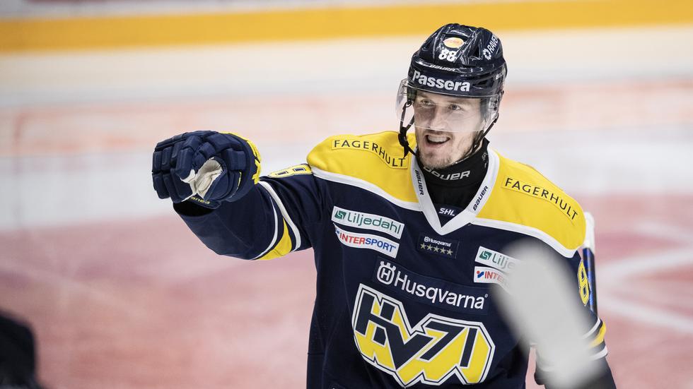 Jesper Kokkonen blir kvar i HV71. Foto: Carl Sandin/Bildbyrån