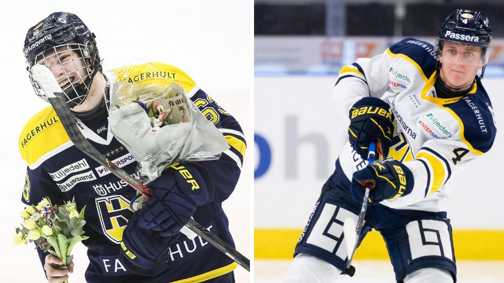 Både Zion Nybeck och Emil Andrae har förlängt sina kontrakt med HV71. Foto: Axel Boberg/Bildbyrån & Carl Sandin/Bildbyrån. 