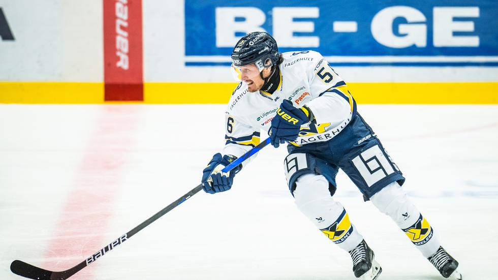 Fredrik Forsberg var en av HV:s bästa spelare mot Linköping men där man fick åka hem till Jönköping med ”bara” en poäng.
