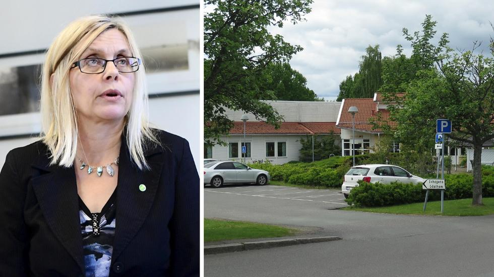 Regionrådet Sibylla Jämting (MP) berättar att koalitionen (S, L, C och MP) i Jönköping tänker lägga ner Ekhagens gästhem och säger att hon avgår om det sker.