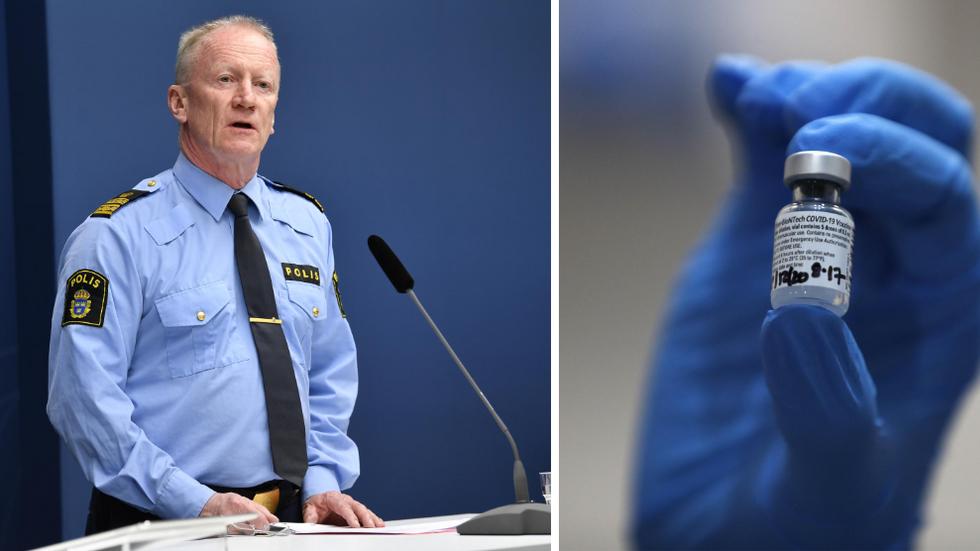 Per Engström, nationell kommenderingschef för polisens hantering av coronakrisen. FOTO: TT.