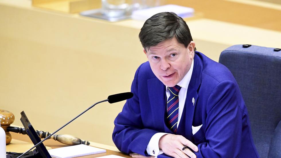 Det är fortfarande oklart om Andreas Norlén fortsätter som riksdagens talman. Arkivbild. Foto: Jonas Ekström / TT