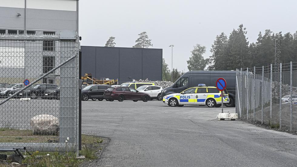 Polispådrag på Torsvik.