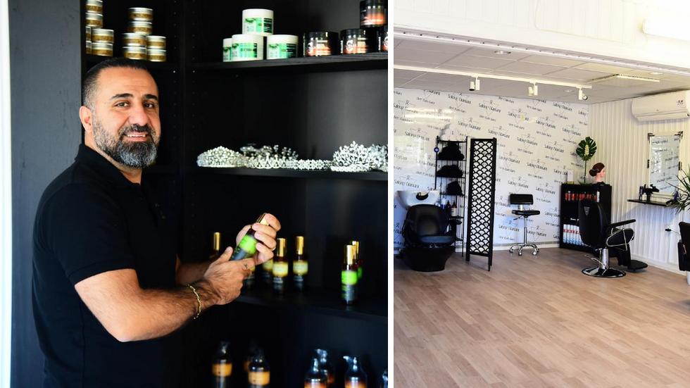 Den nyblivna Barnarpsbon Tarek Makoul har öppnat frisörsalong i Skafferiets tidigare lokaler på Thorsviksvägen. 