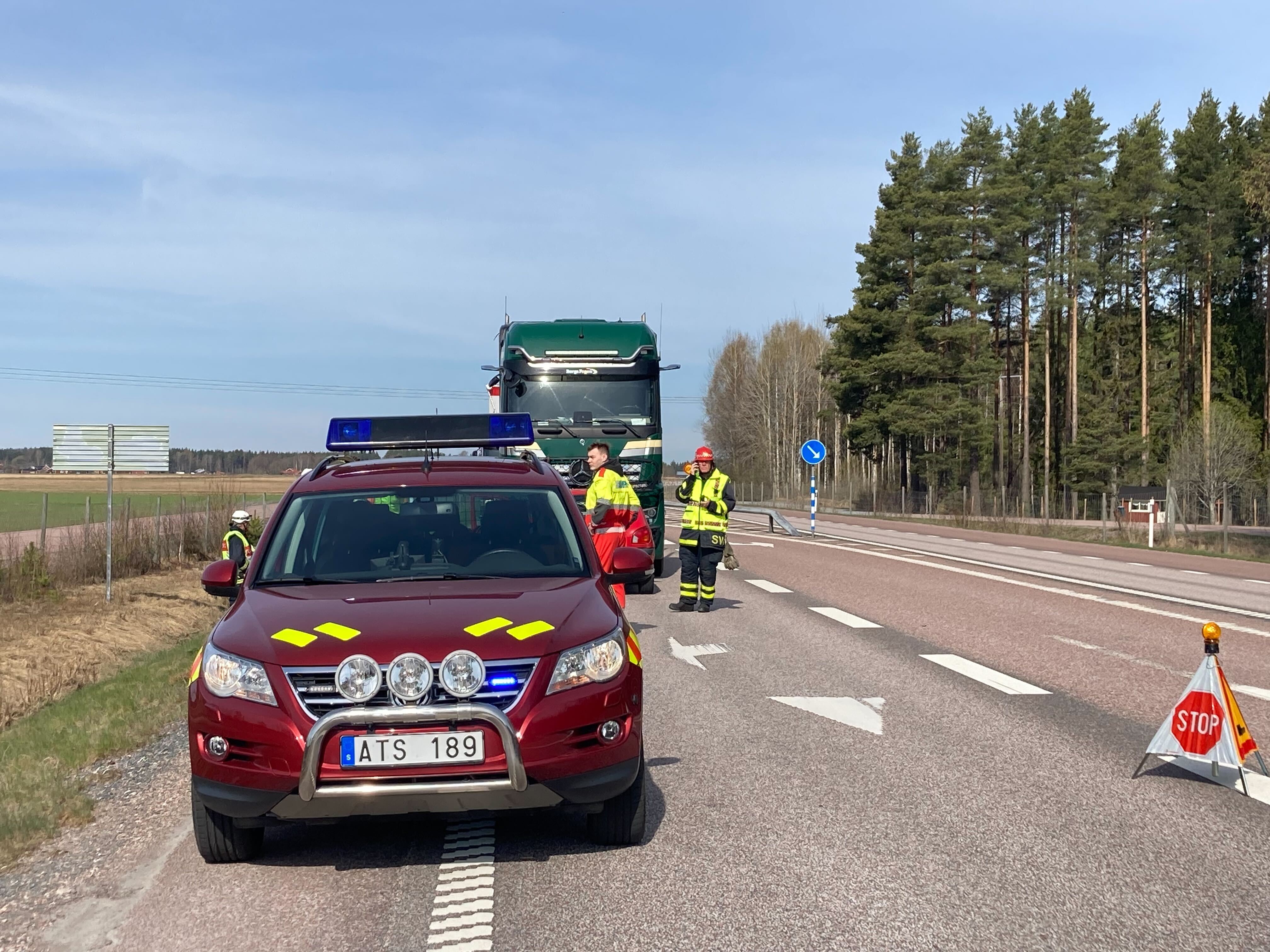 Lastbil I Olycka På Riksväg 70 En Till Sjukhus Södra Dalarnes Tidning 