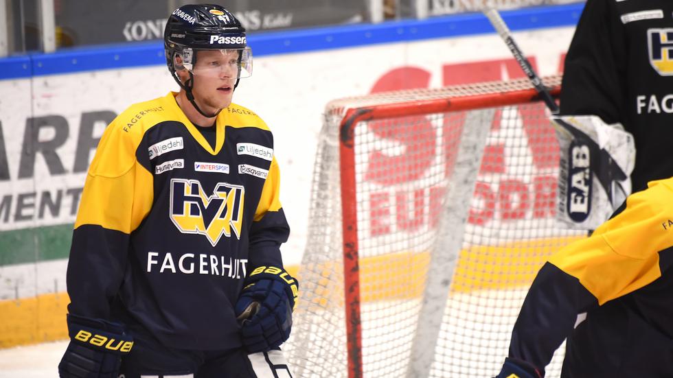 Backen Anton Karlsson är ett av nyförvärven i den här säsongens upplaga av HV71.
