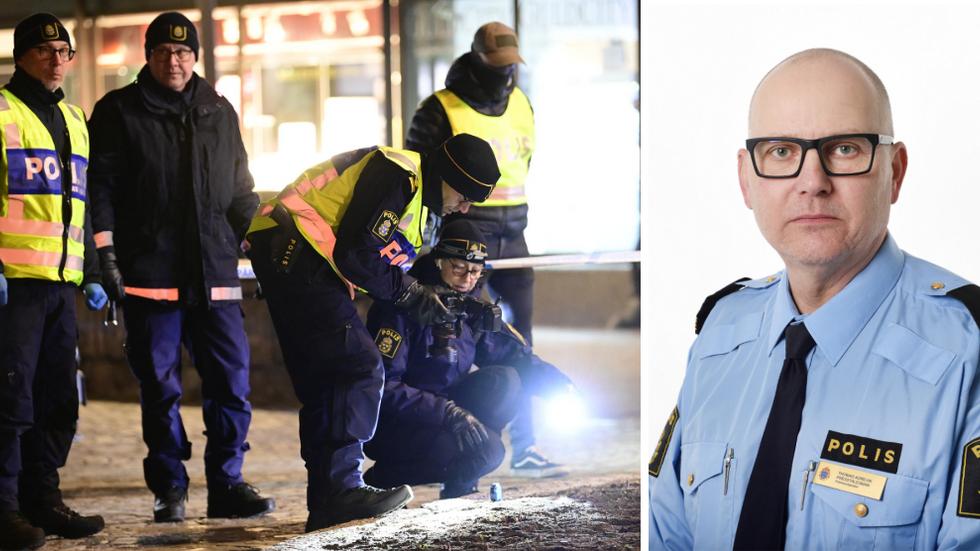 Thomas Agnevik. Polisens tekniker i Vetlanda. Foto: Polisen och Mikael Fritzon / TT 