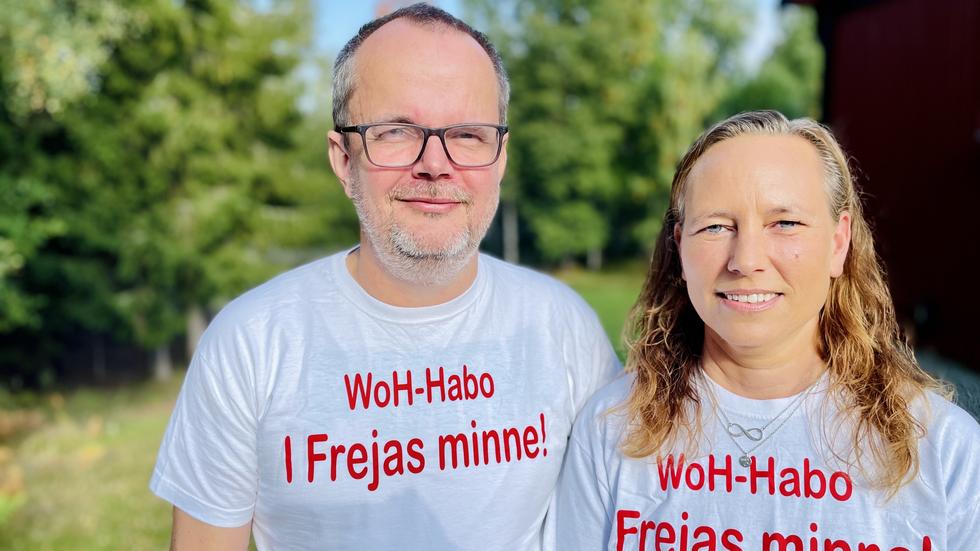 För åttonde året arrangerade Frejas föräldrar, Patrik och Åsa Lundin Walk of hope Habo.
