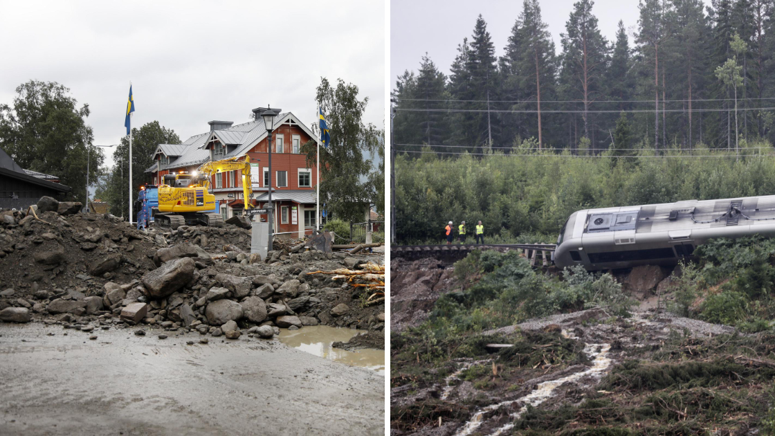 Ovädret Hans Har Lett Till Stopp I Tågtrafiken ”upptäckte Ras I Banvallen” Lt 