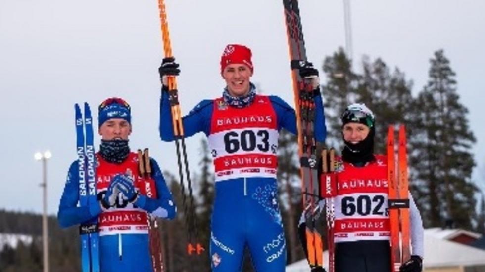 Anton Grahn, från Jönköping, hade all anledning att jubla på prispallen. 