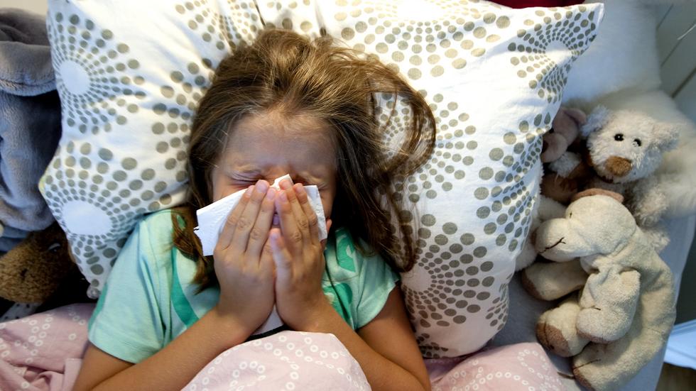 De fem barnen i studien har alla symptom sex till åtta månader efter att de insjuknat. Bilden är en genrebild. Foto: Gorm Kallestad / SCANPIX NORGE / SCANPIX