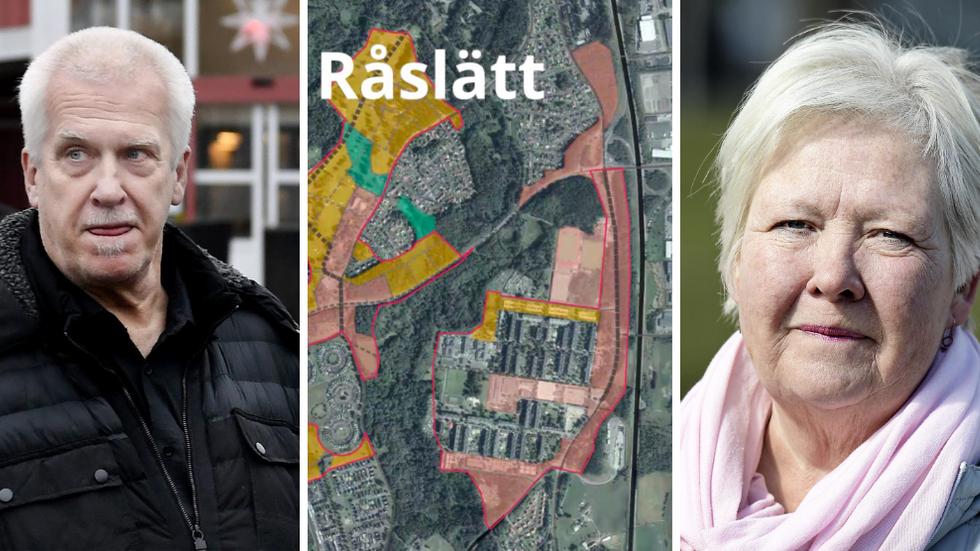 Fritidsledaren Peter Magnusson på Råslätt anser att kommunalråd Mona Forsberg (S) och övriga i kommunledningen viker ner sig för boendeprotester i resursstarka områden, men hanterar Råslätt precis tvärt om.